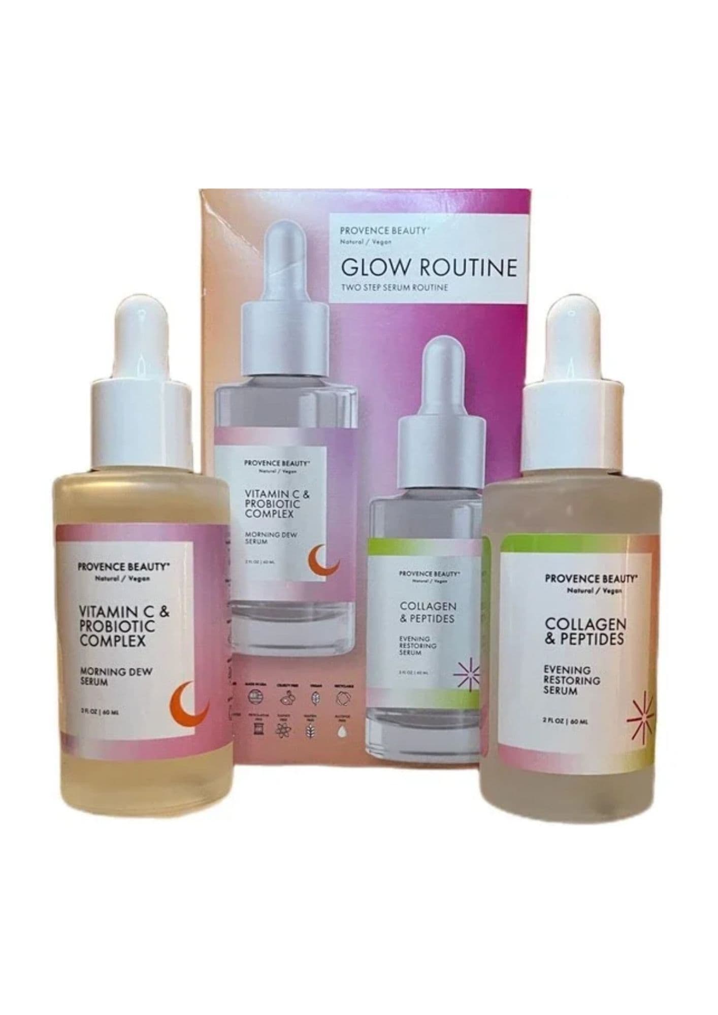 Sérum deux étapes routine éclat PROVENCE BEAUTY 60ml