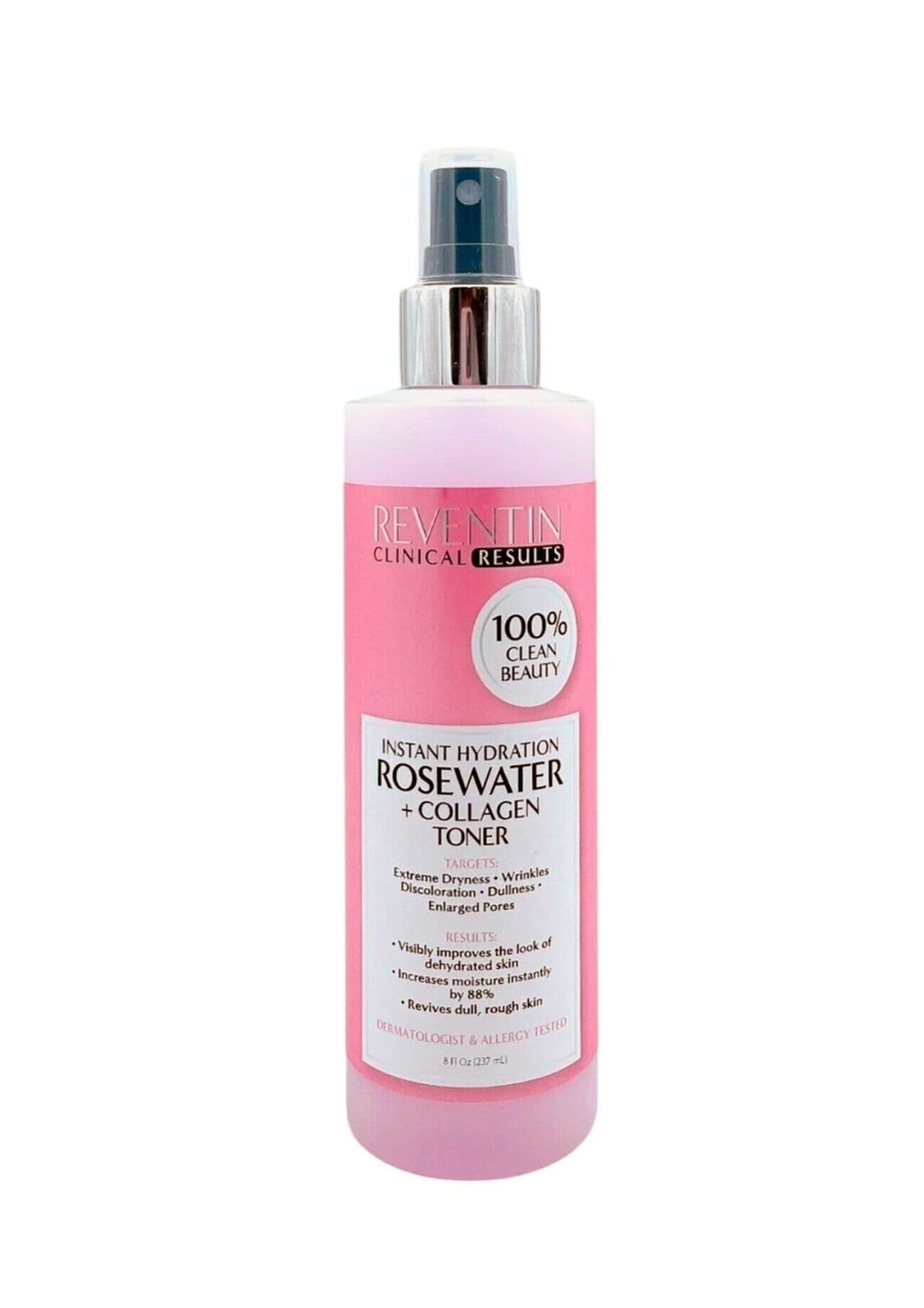 Lotion tonique à l'eau de rose et au collagène REVENTIN CLINICAL 237 ml