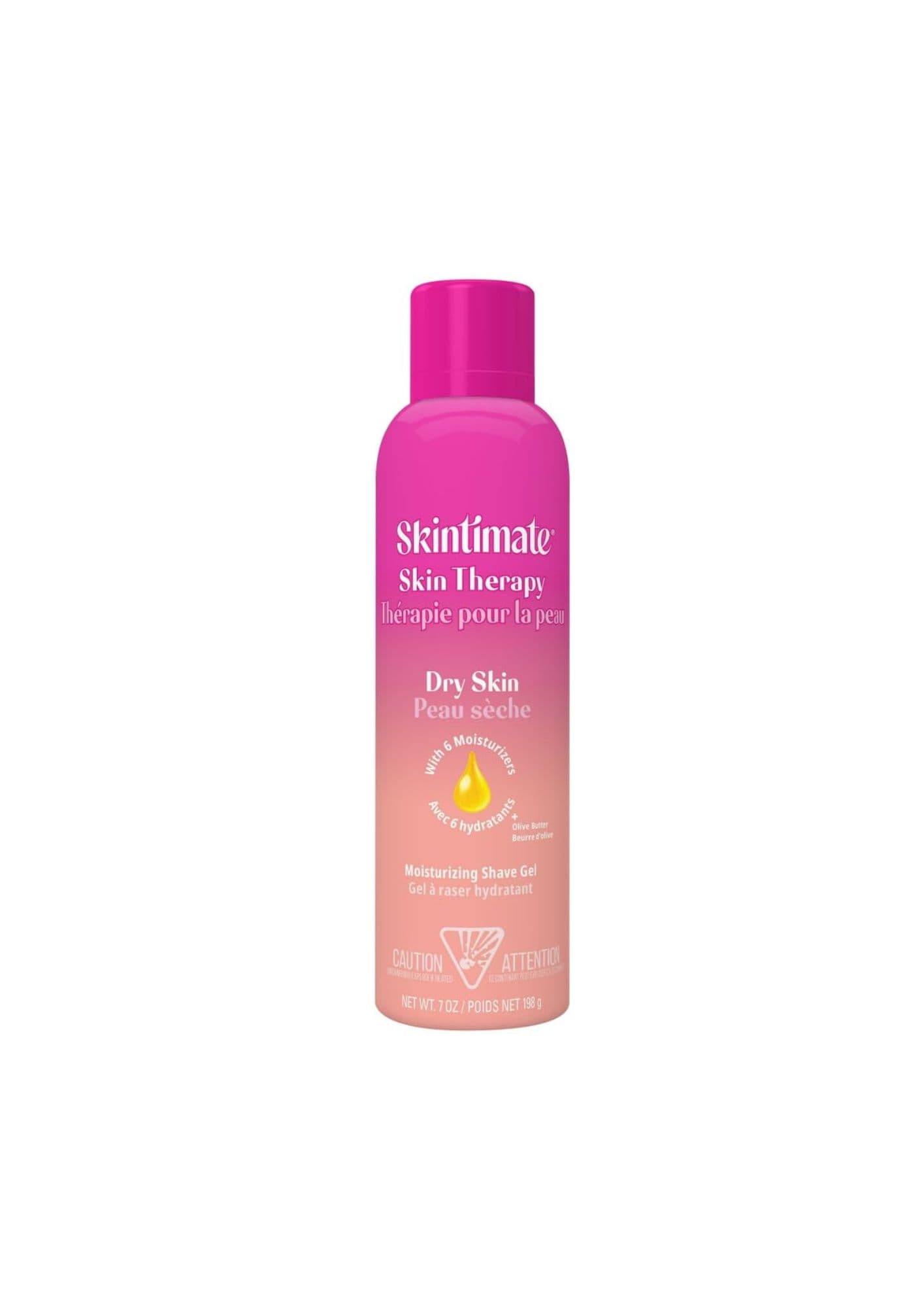 Gel à raser hydratant pour peaux sèches SKINTIMATE 198g