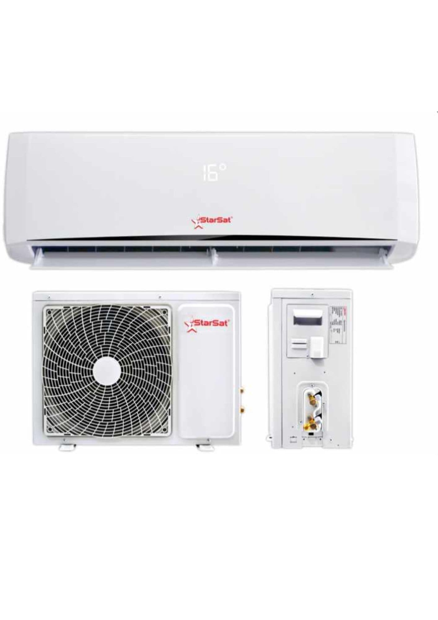 Climatiseur Split 1.5 cv 12000 BTU/H gaz R410A Refroidissement Optimal STARSAT
