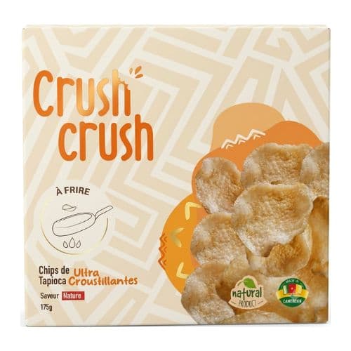 Chips de Tapioca Ultra Croustillantes Nature, Crush Crush 175g