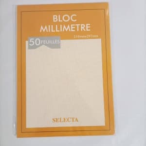 Bloc Papier Millimètre SELECTA 50 Feuilles