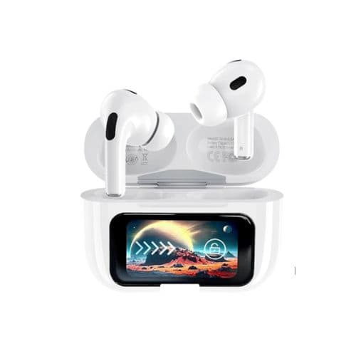 Écouteurs sans fil Earldom TWS40 avec réduction de bruit active, affichage numérique et Bluetooth 5.3