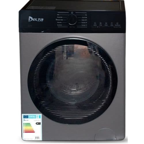 Machine à laver automatique Delta, avec chargement frontal, DL-WM-1208-G-J, 8kg Garantie 6 mois